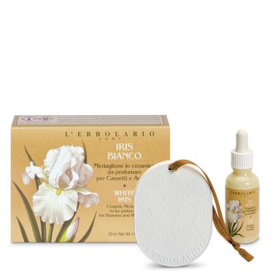 medaglione per cassetti e armadi iris bianco iriserboristeria
