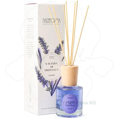 diffusore profumatore ambiente bastoncini lavanda di provenza con scatola nasoterapia iriserboristeria 800x800
