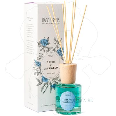 diffusore profumatore ambiente bastoncini mirto gelsomino leggerezza con scatola nasoterapia iriserboristeria 800x800
