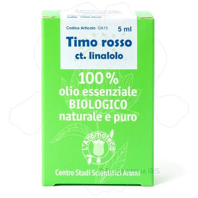 timo rosso linalolo biologico olio essenziale naturale puro centro studi scientifici aromi l aromoteca iriserboristeria 800x800