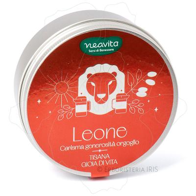 zodiaco leone tisana gioia di vita barattolino latta neavita iriserboristeria 800x800