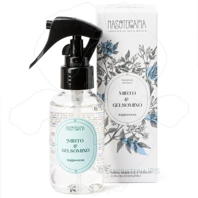 leggerezza fragranza botanica mirto gelsomino spray ambienti tessuti con oli essenziali nasoterapia iriserboristeria 800x800