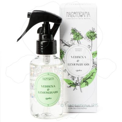 vitalita fragranza botanica verbena lemongrass spray ambienti tessuti con oli essenziali nasoterapia iriserboristeria 800x800