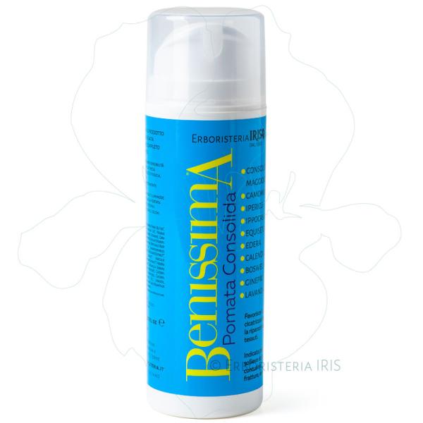benissima consolida pomata cicatrizzazione tessuti fratture traumi ossa preparazione fitodermica erboristeria iris 800x800