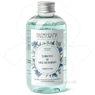 mirto gelsomino leggerezza ricarica fragranza botanica per diffusore di essenza con bastoncini nasoterapia iriserboristeria 800x800