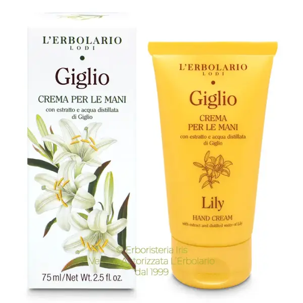 crema mani linea giglio erbolario iriserboristeria