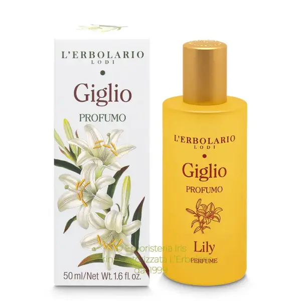 profumo 50 ml linea giglio erbolario iriserboristeria