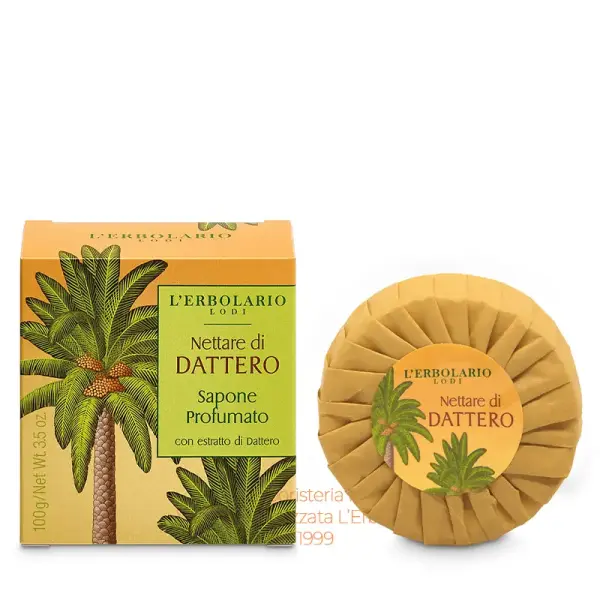 sapone profumato linea nettare di dattero erbolario iriserboristeria