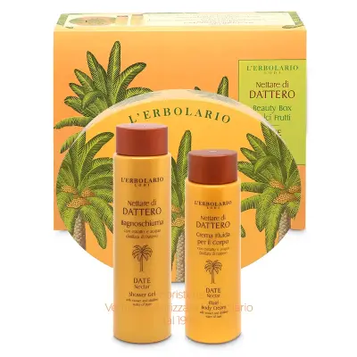 beauty box latta dolci frutti linea nettare di dattero erbolario iriserboristeria
