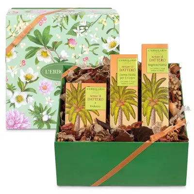 confezione regalo trio linea nettare di dattero erbolario iriserboristeria