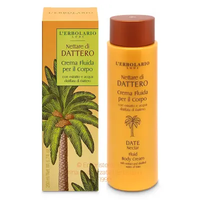 crema fluida corpo linea nettare di dattero erbolario iriserboristeria