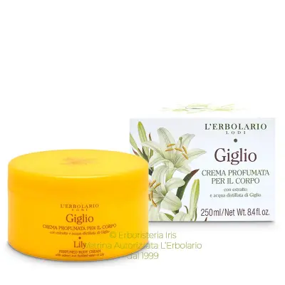 crema profumata corpo linea giglio erbolario iriserboristeria