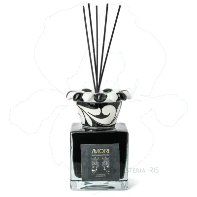 lavica collare corona 500ml bastoncini ceramica di caltagirone amori diffusori fragranze essenze ambiente iriserboristeria 800x800