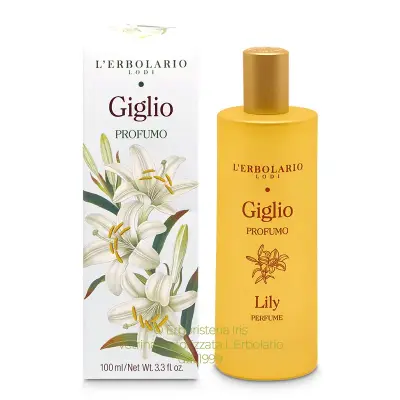 profumo 100 ml linea giglio erbolario iriserboristeria