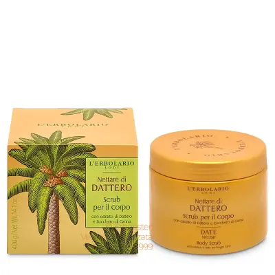 scrub corpo linea nettare di dattero erbolario iriserboristeria