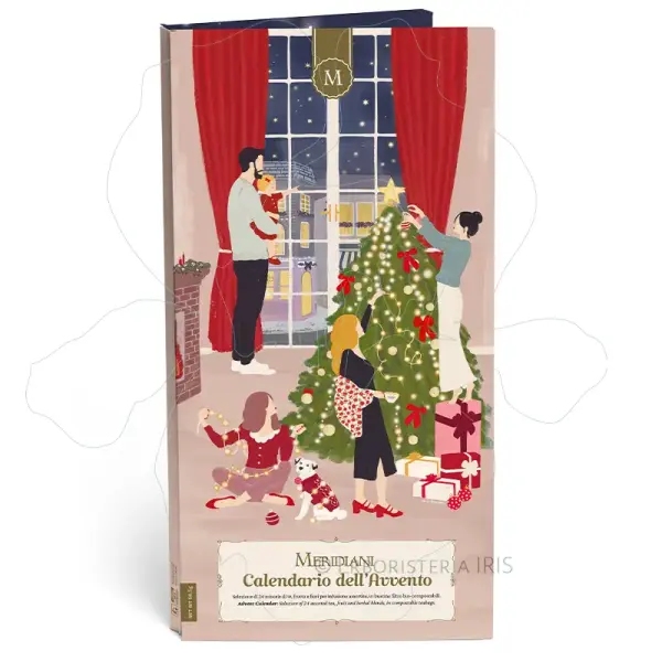 calendario avvento regalo natale selezione 24 miscele te erbe tisane infusi frutta 1 meridiani infusione iriserboristeria