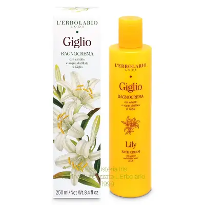 bagnocrema linea giglio erbolario iriserboristeria
